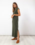 Long quilted dress